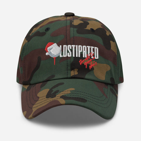 Merry Christmas CONSTIPATED Too Old To Give A Sh Dad hat