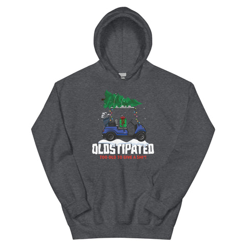 Merry Christmas CONSTIPATED Too Old To Give A Sh Unisex Hoodie