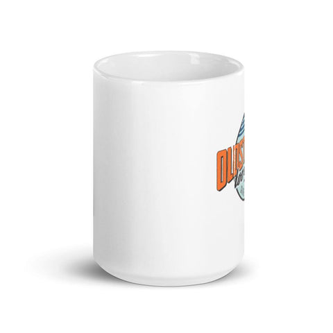 OLDSTIPATED Too Old To Give A Sh***! White glossy mug - oldstipated