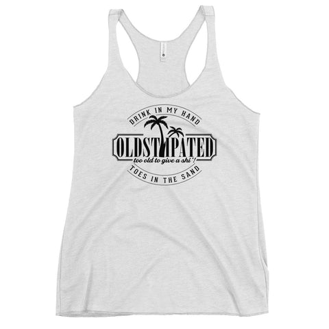 Drink In My Hand Toes In The Sand Women's Racerback Tank
